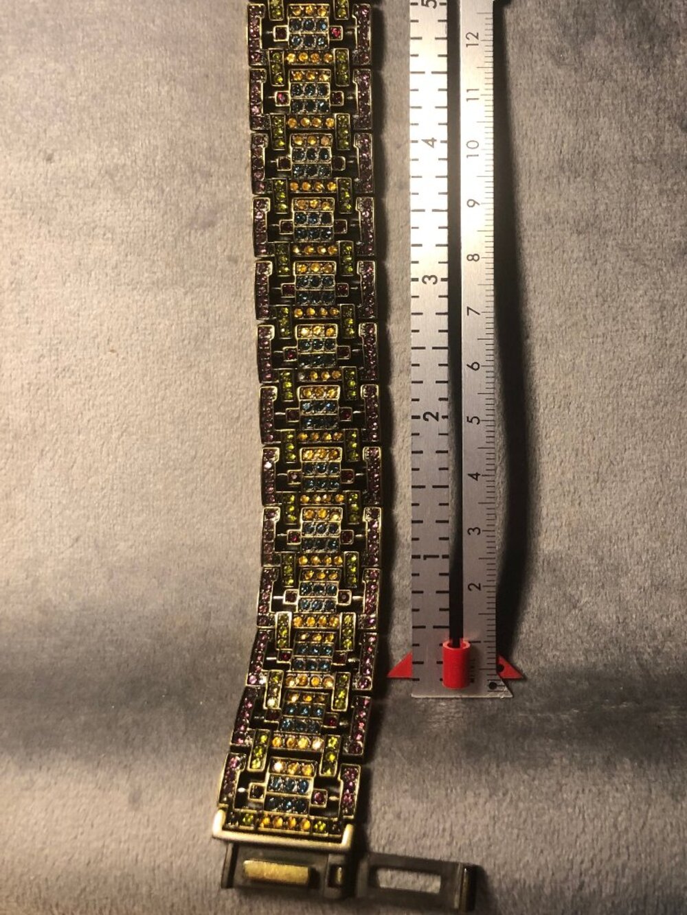 Vintage Haidi Daus Swarovski Multi-Color Bracelet